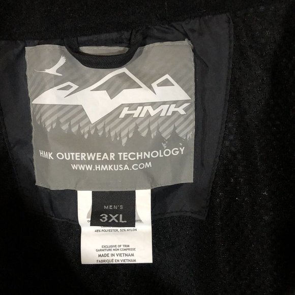 HMK Outerwear Technologies Snowmobile Ski Pants Mens Size 3XL Waterproof Black - Picture 7 of 12